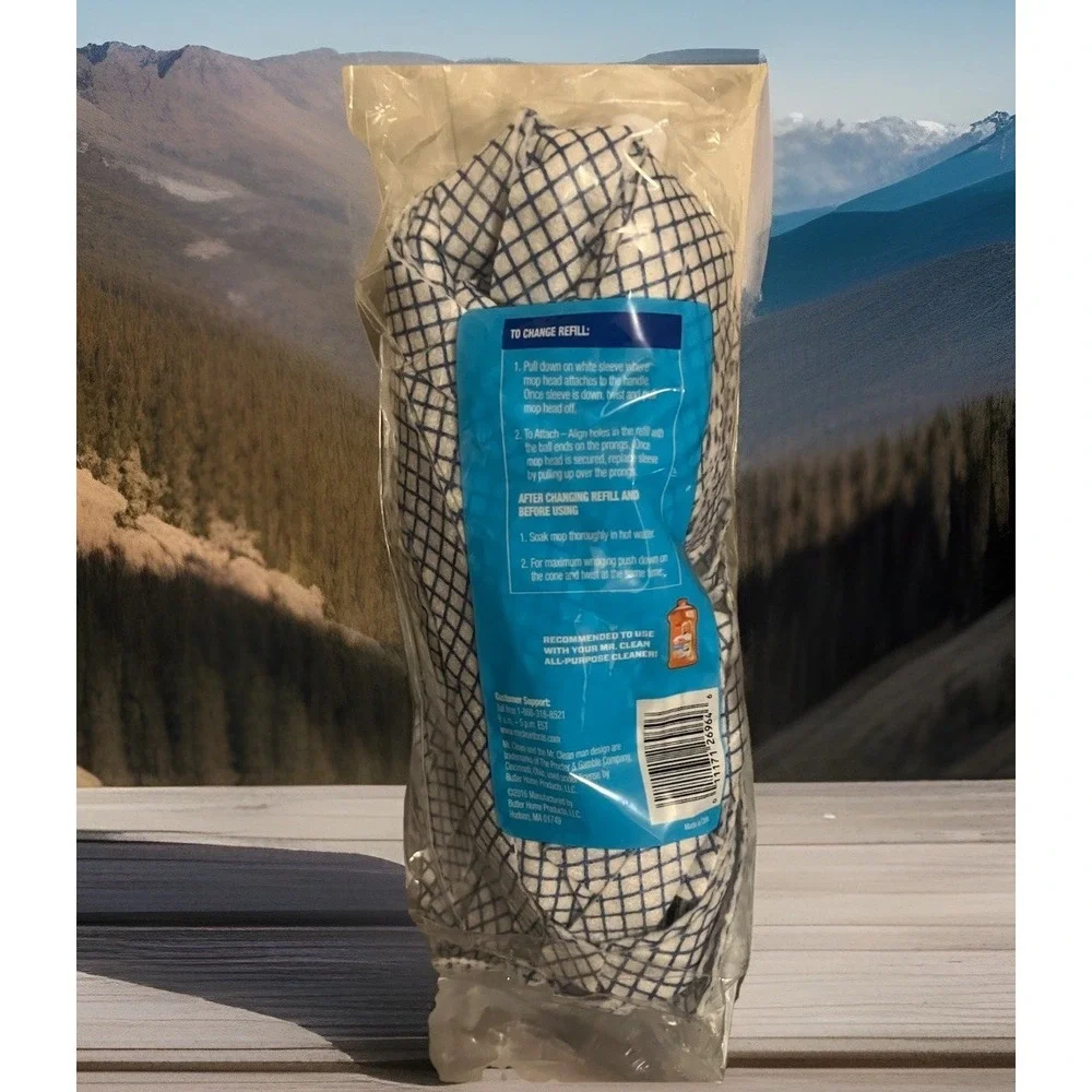 NEW Mr Clean Wring Clean Mop Refill Cleaning‎ Replacement Head